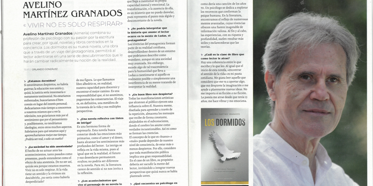 Qué leer – AVELINO MARTÍNEZ GRANADOS « VIVIR NO ES SOLO RESPIRAR»